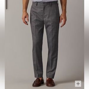 Men’s J.Crew Bowery Gray Business Pants 29W & 32 L EUC